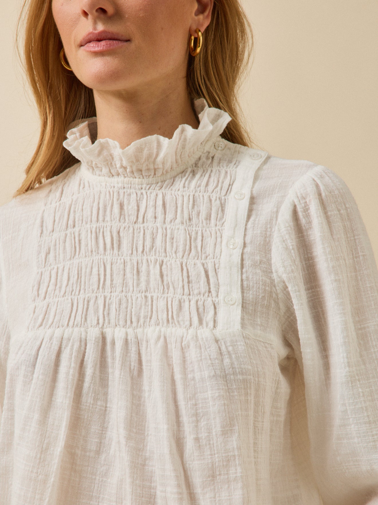 Blouse crépon femme