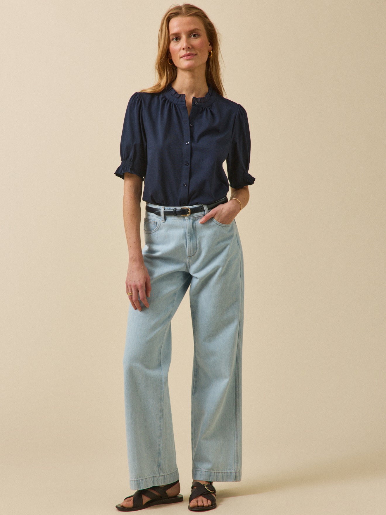 T-shirt volanté femme coton biologique