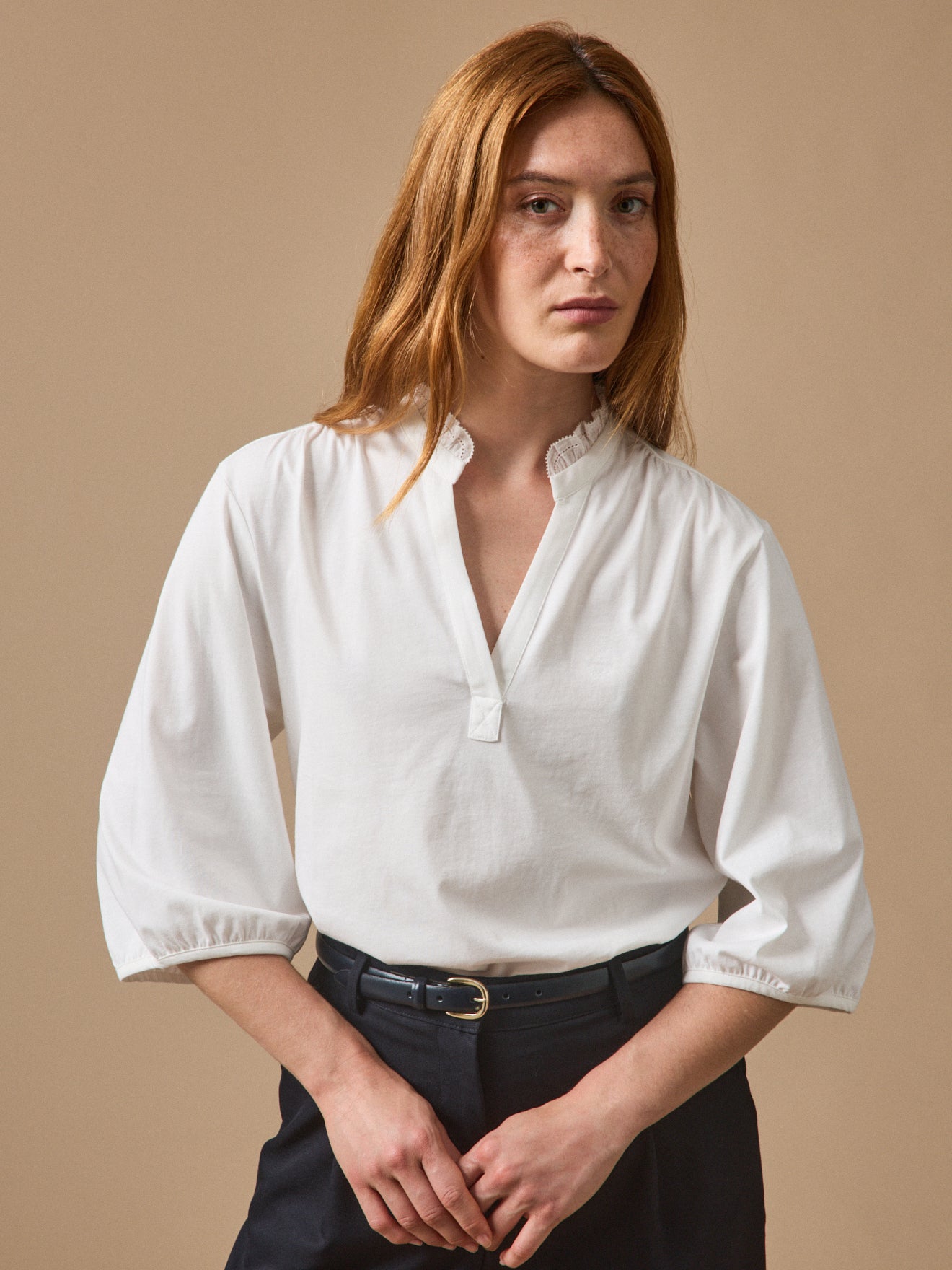 T-shirt blouse femme coton biologique