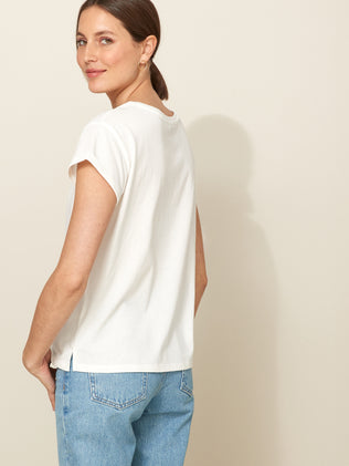 T-shirt femme tissu Liberty - coton biologique