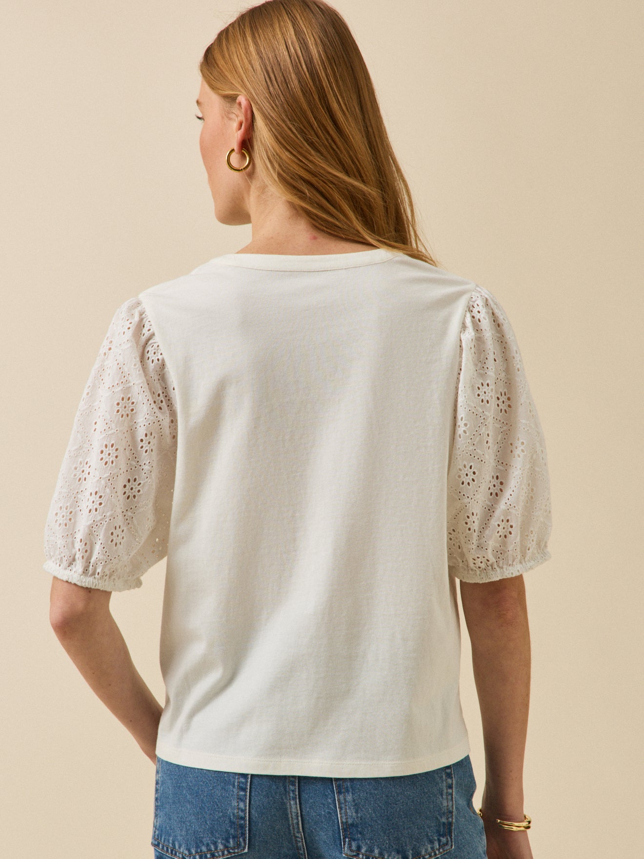 T-shirt manches ballon femme coton biologique