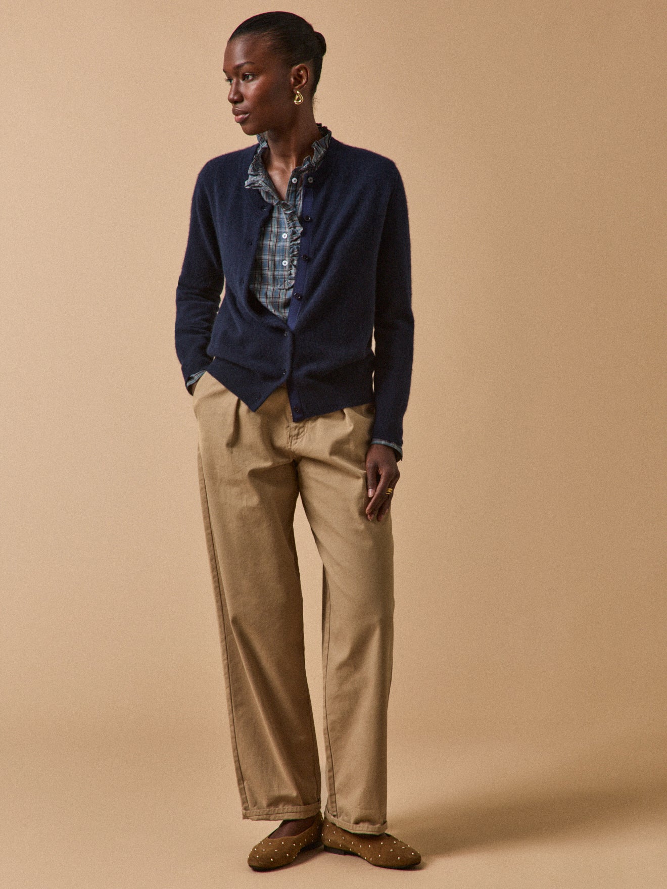 Gilet boutonné femme - Collection Cachemire