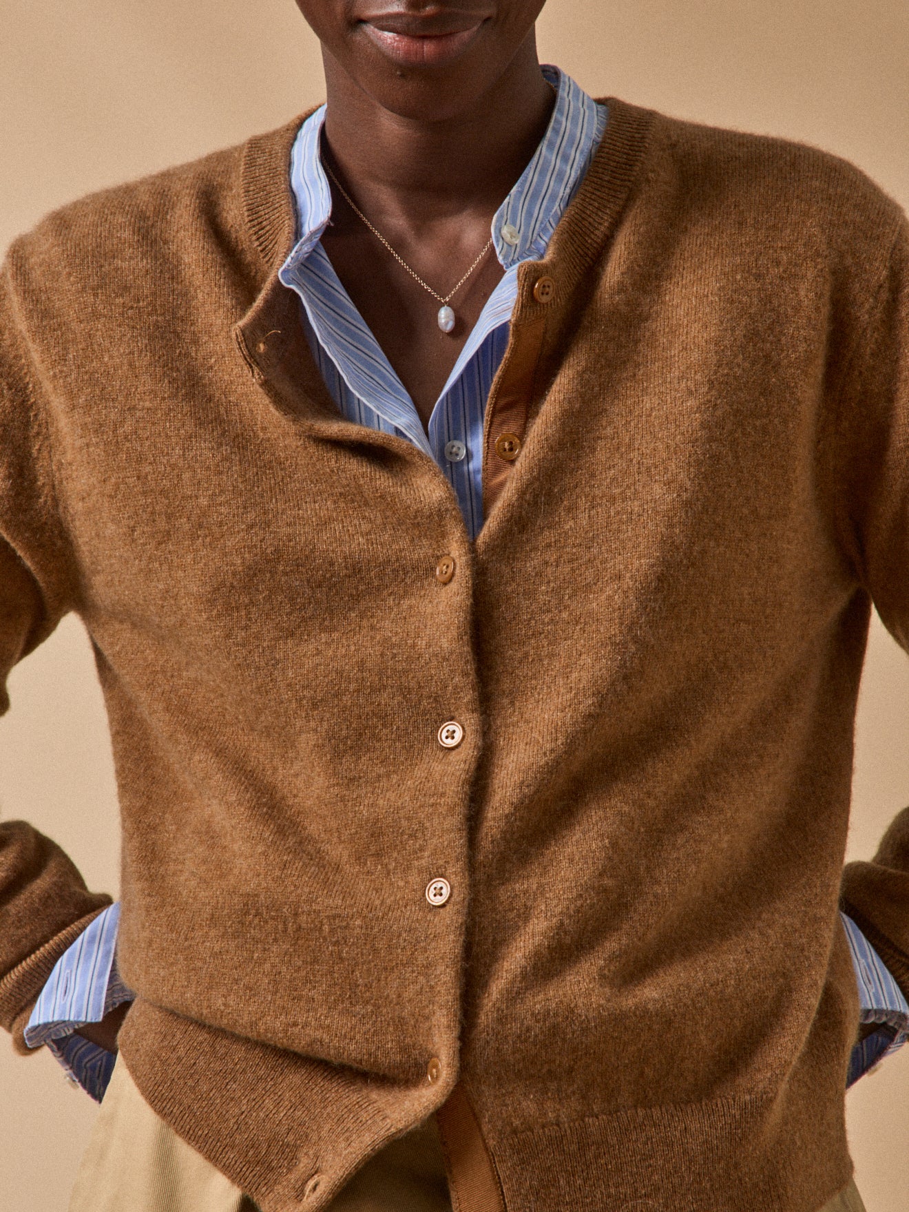 Gilet boutonné femme - Collection Cachemire