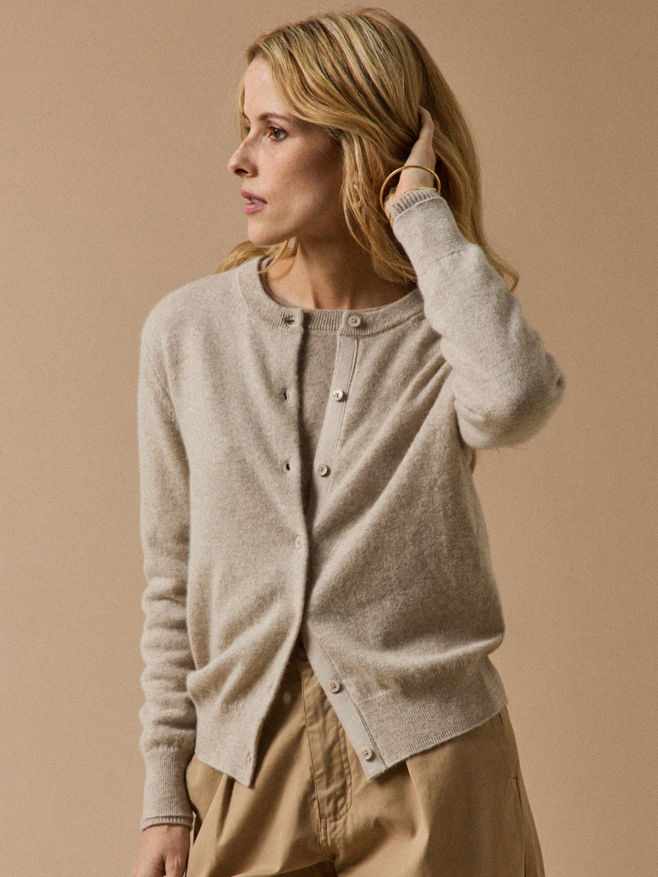 Gilet boutonné femme - Collection Cachemire