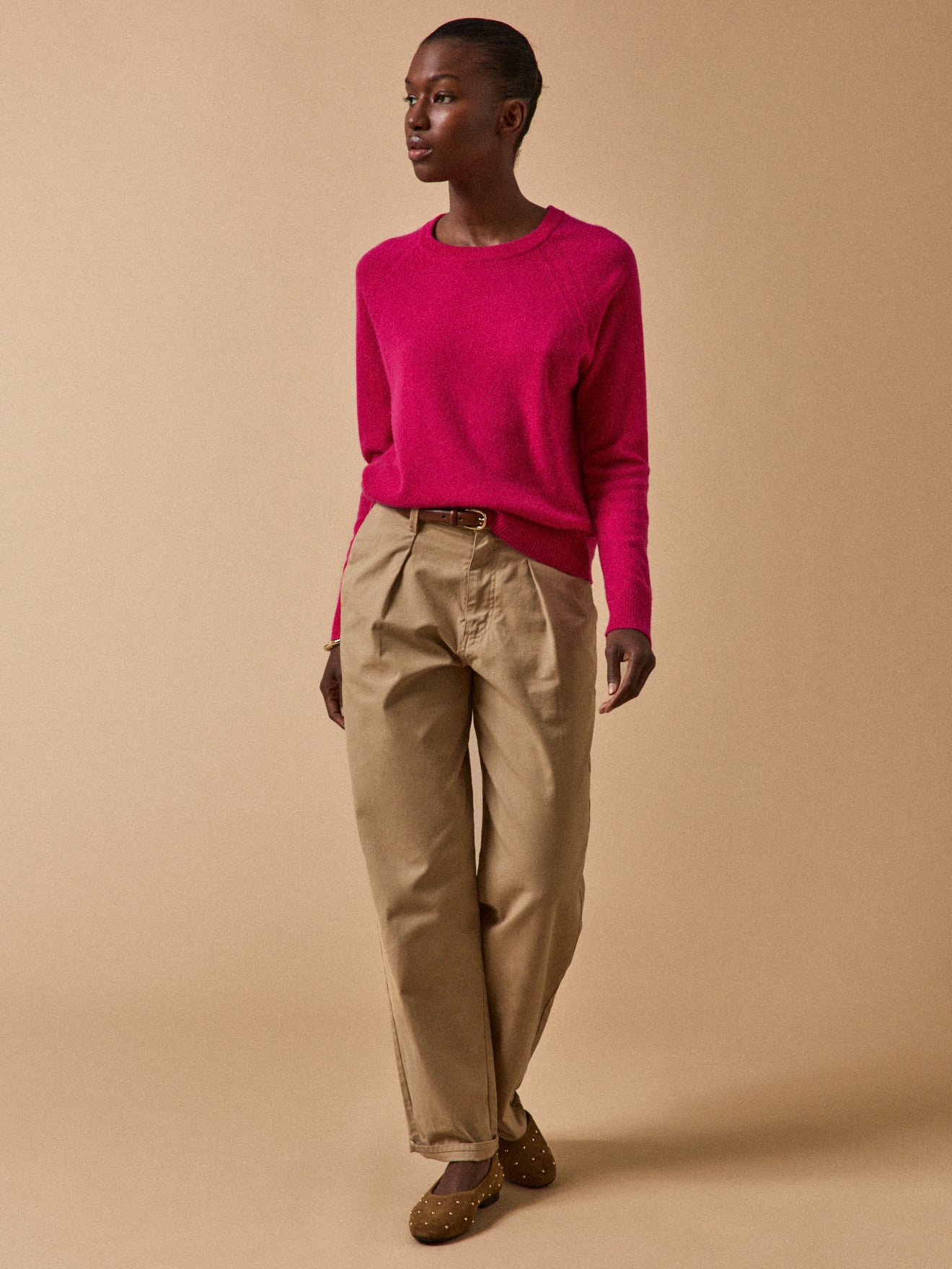 Pull col rond femme - Collection Cachemire