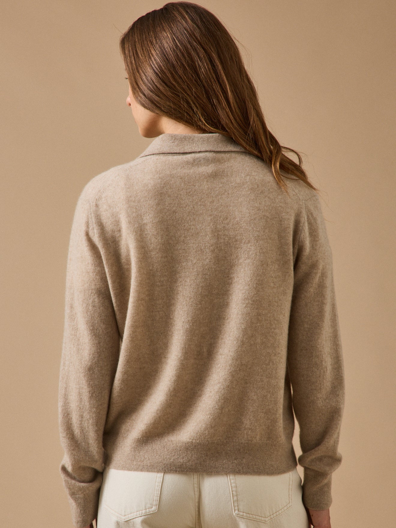 Pull col polo femme - Collection Cachemire