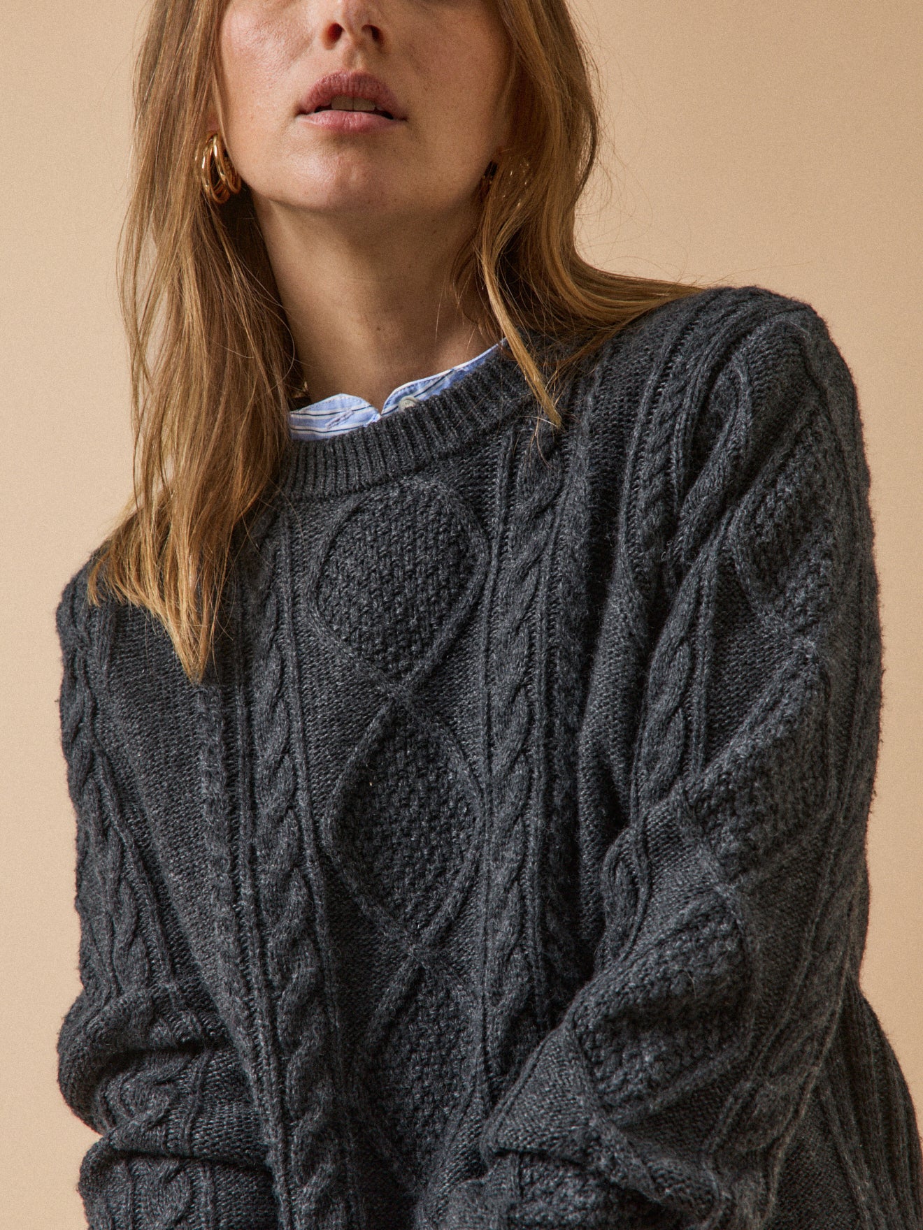 Pull fin col arrondi manches chauve-souris trois-quart Noir - Boutique - Vêtements Femmes Pull fin col arrondi manches chauve-souris trois-quart Noir - Boutique - Vêtements Femmes