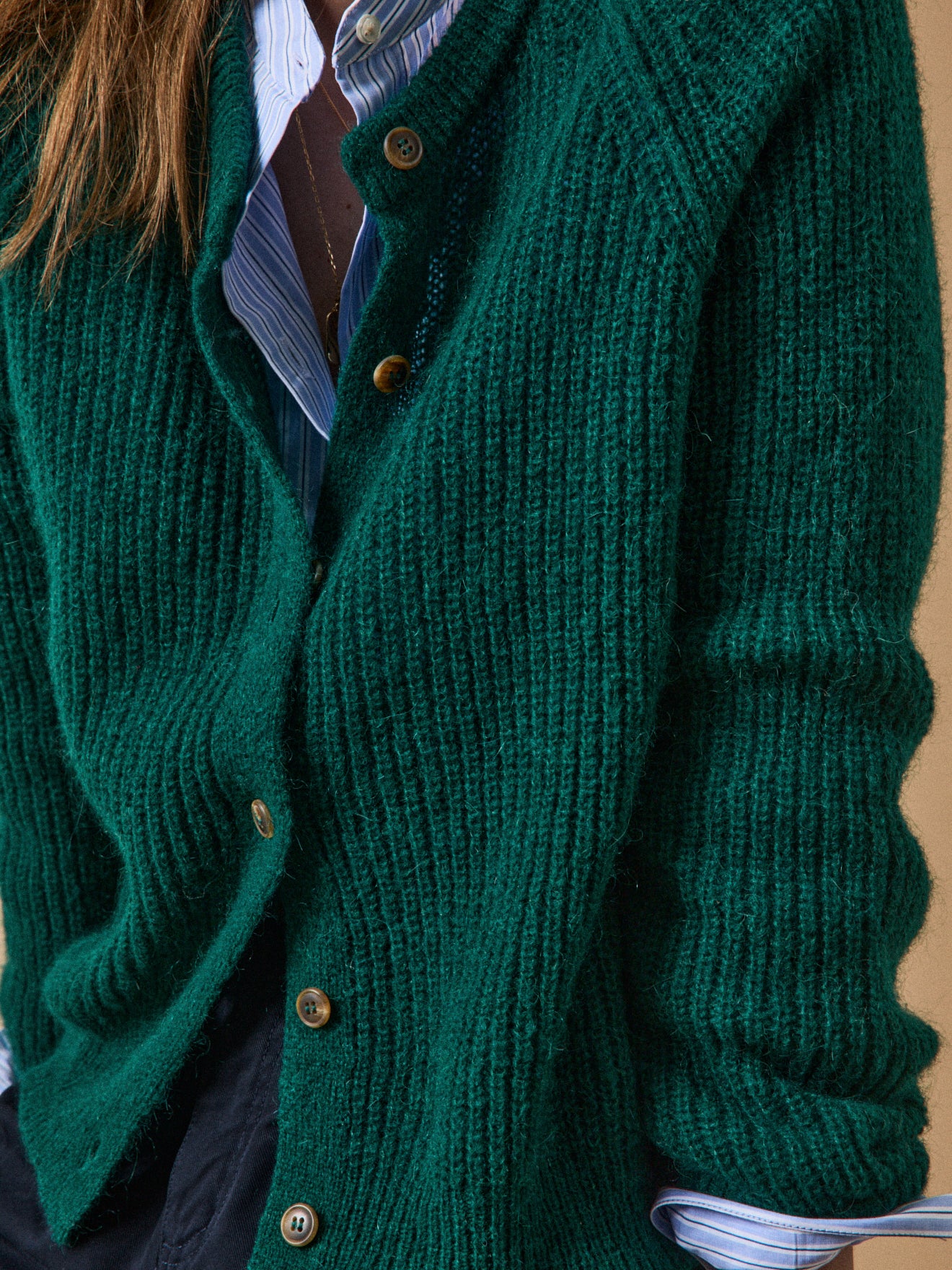 Gilet femme avec laine, alpaga et mohair