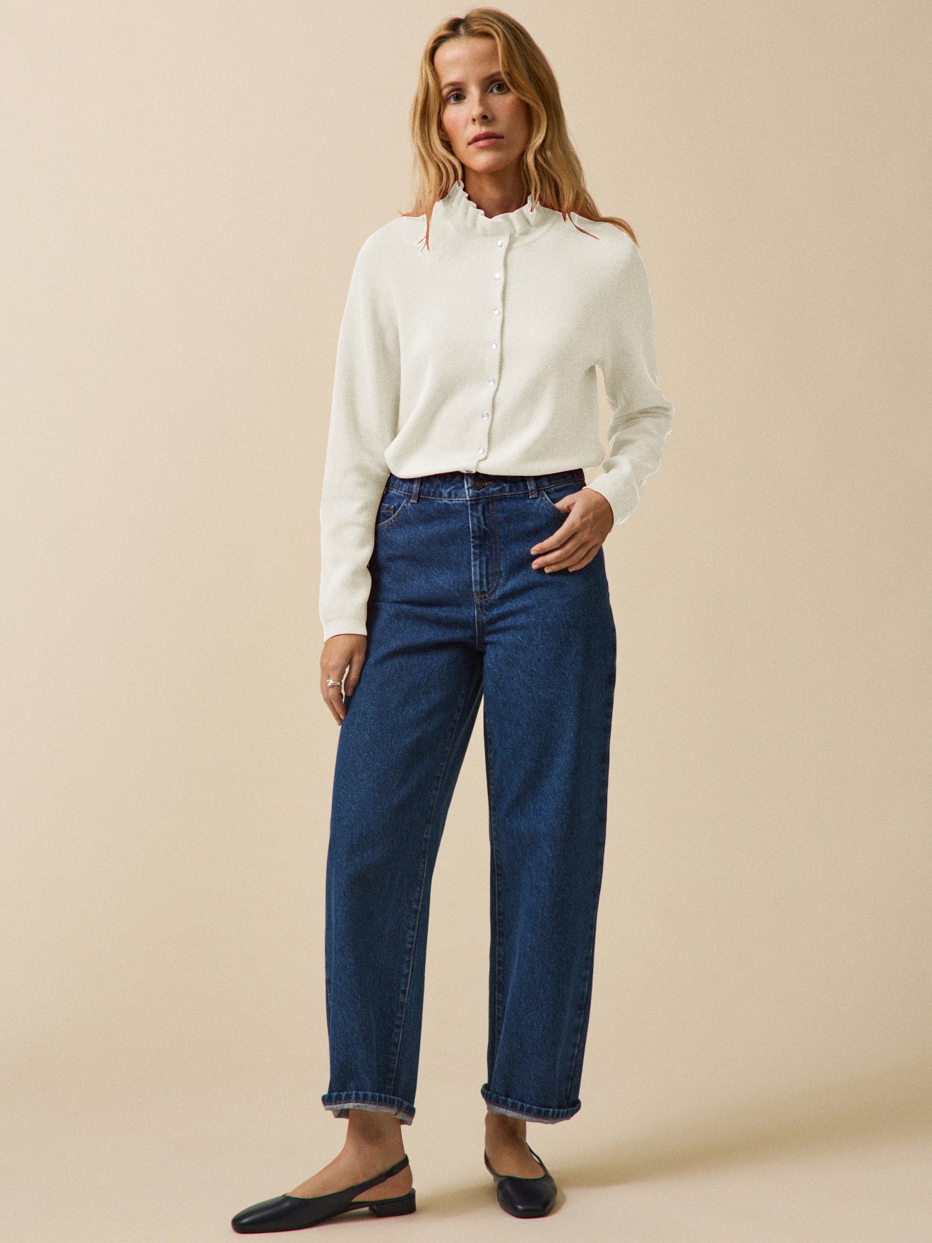 Gilet femme coton biologique et cachemire