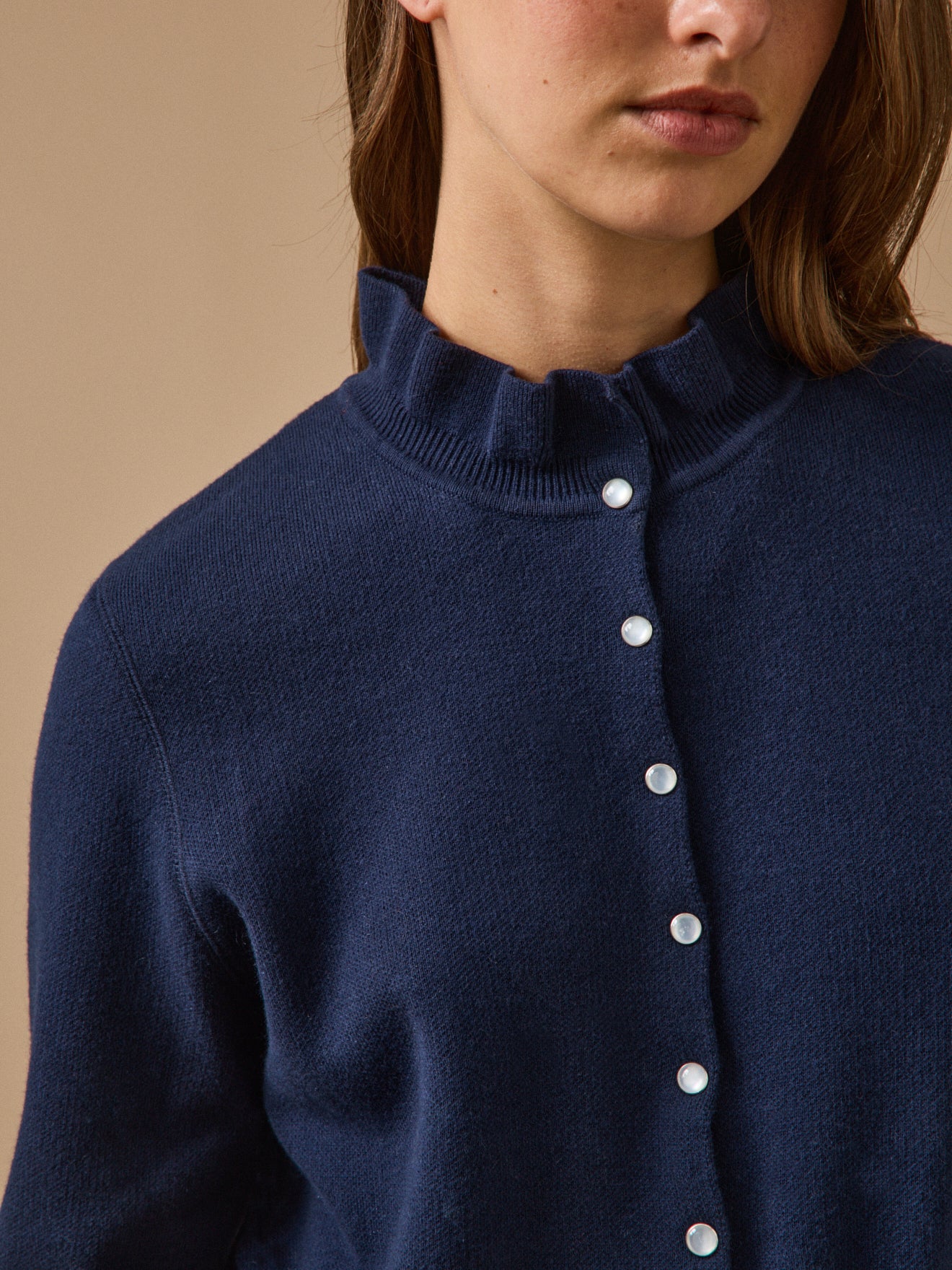 Gilet femme coton biologique et cachemire