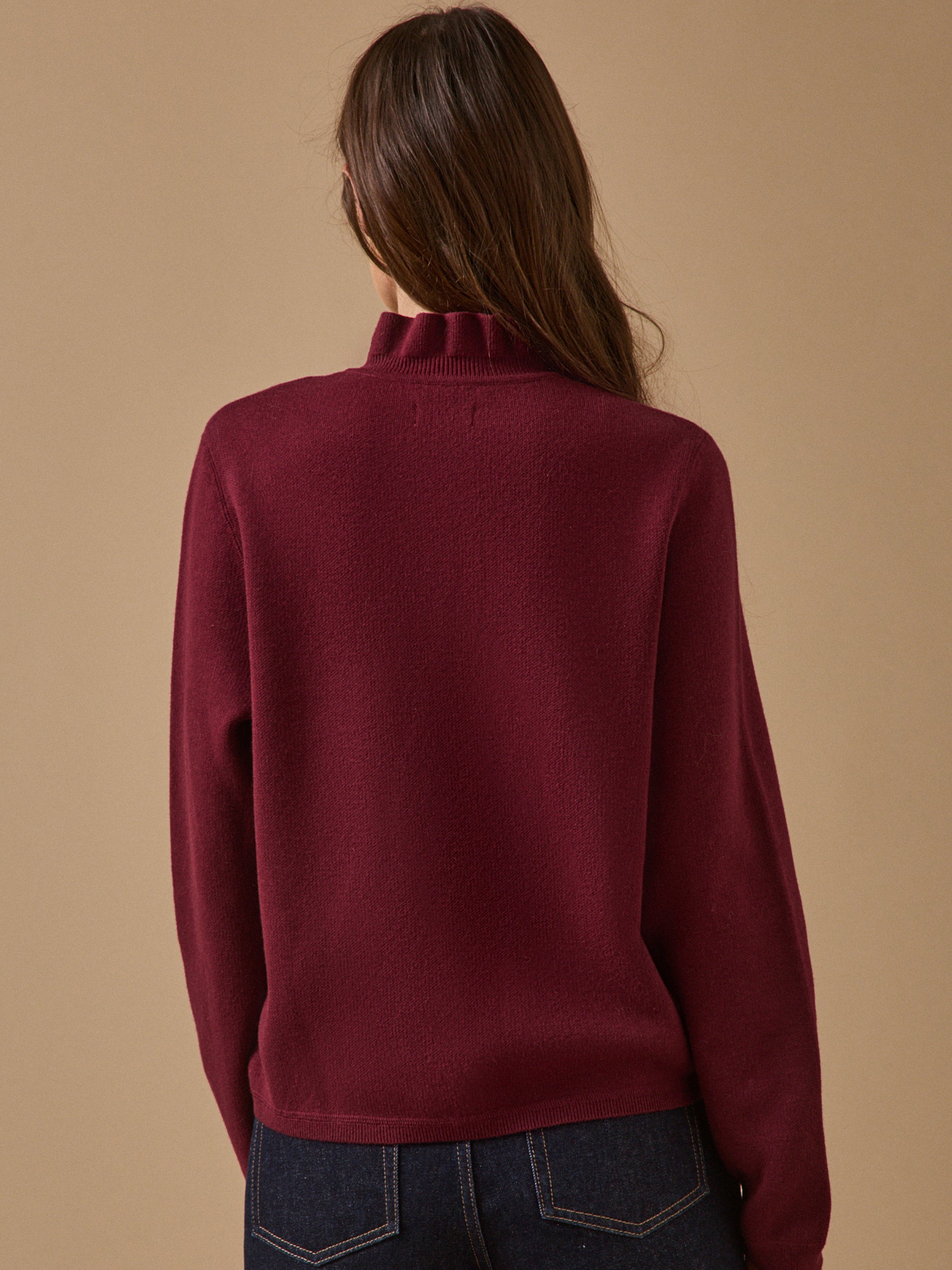 Gilet femme coton biologique et cachemire