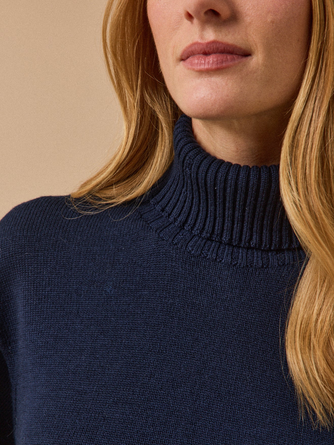 Pull col roulé femme laine mérinos - Cyrillus X les 3 Tricoteurs