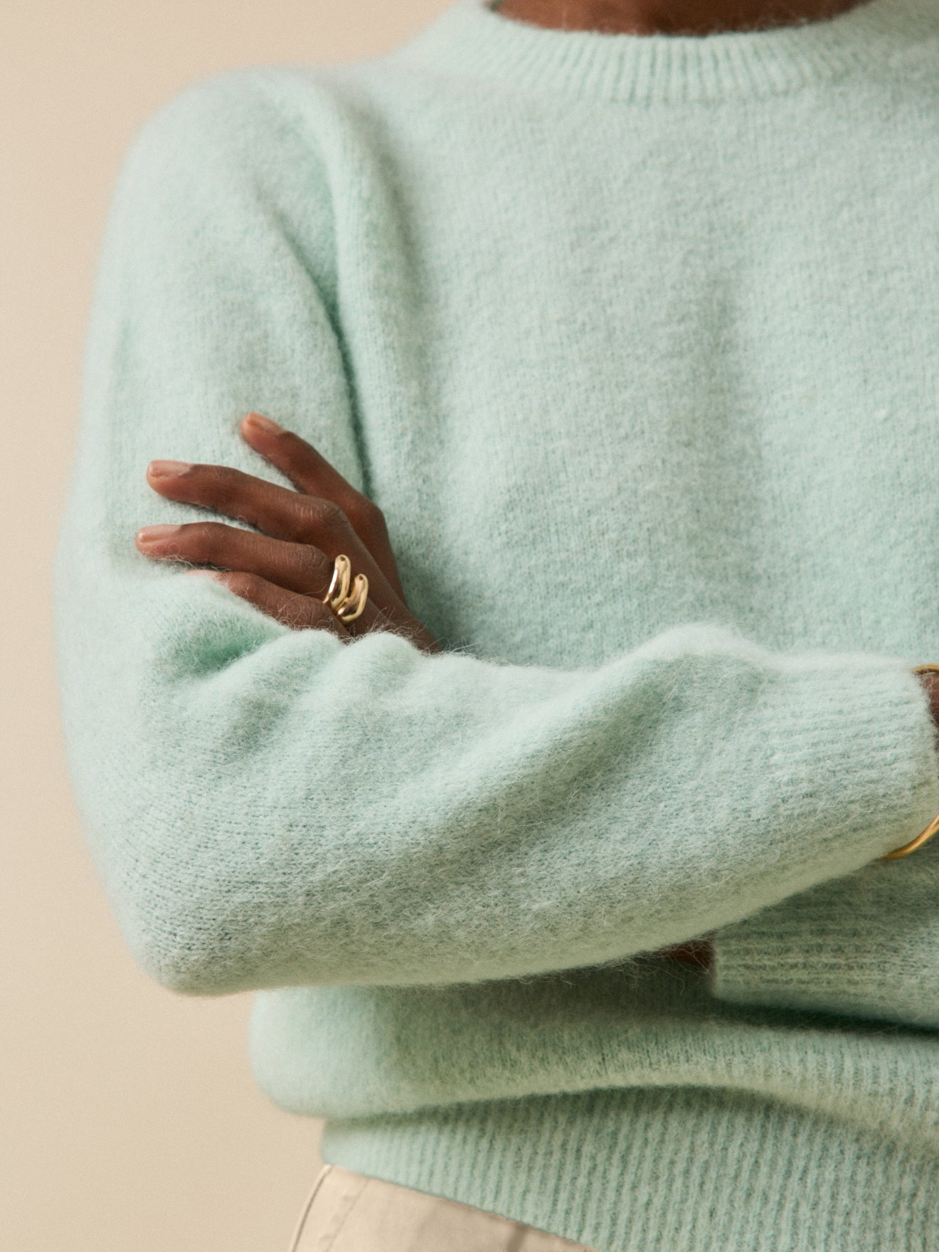 Pull femme mélange alpaga