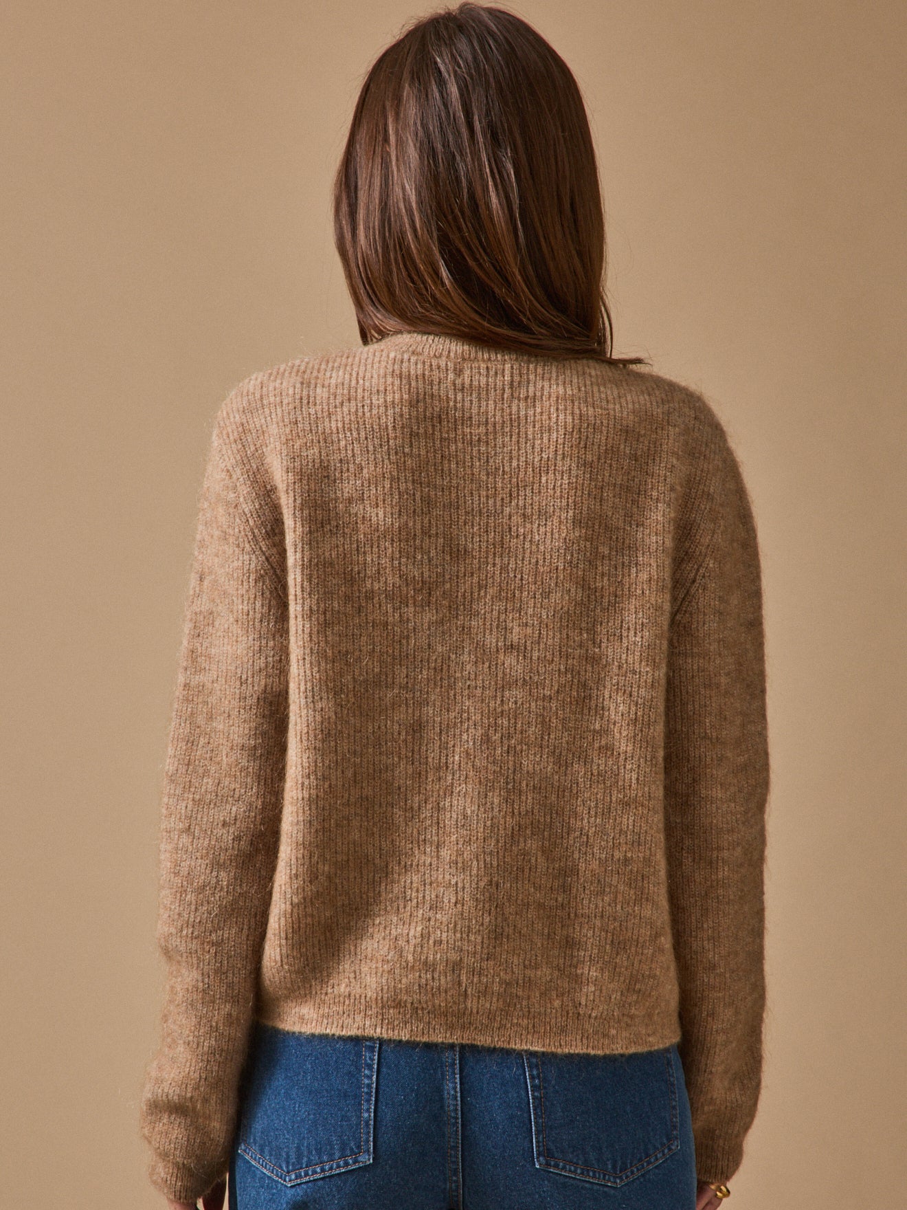 Gilet femme avec laine et mohair