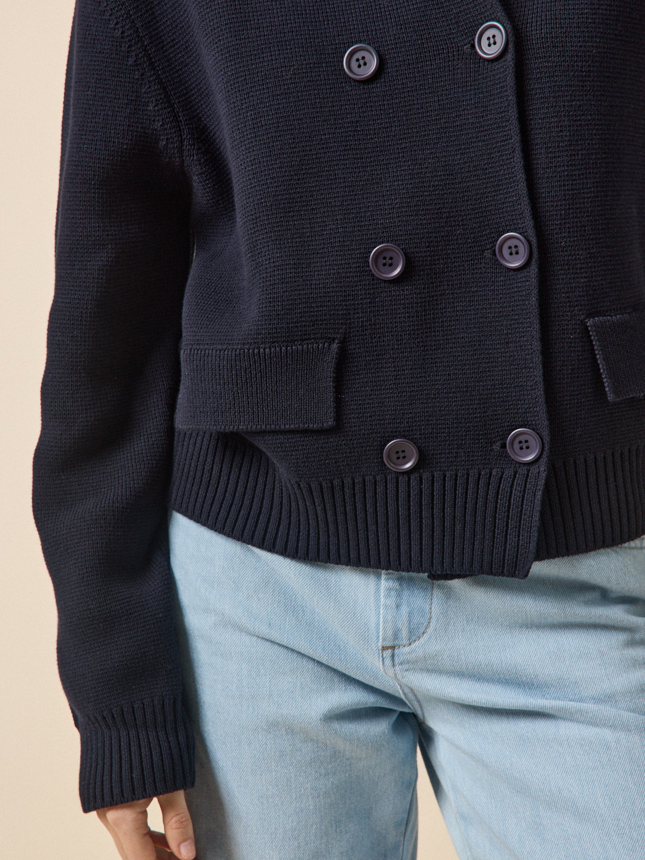 Gilet caban femme coton biologique