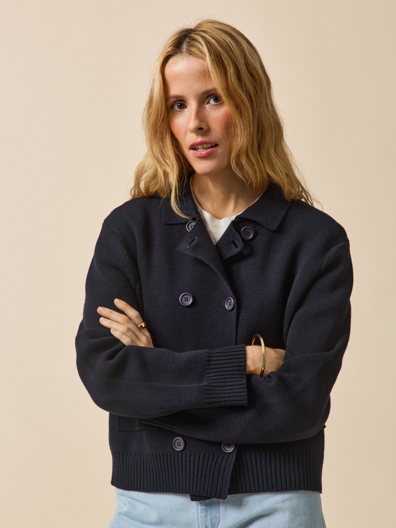 Gilet caban femme coton biologique