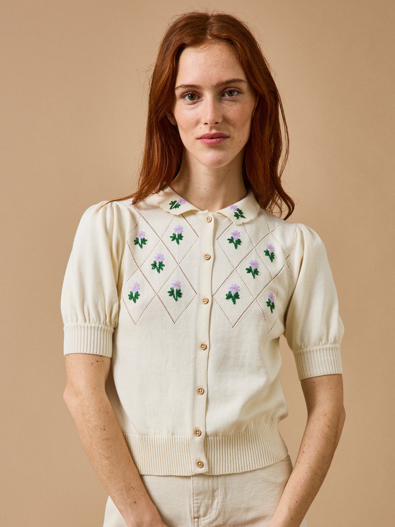 Gilet Femme brodé - CYRILLUS X EMILE & IDA