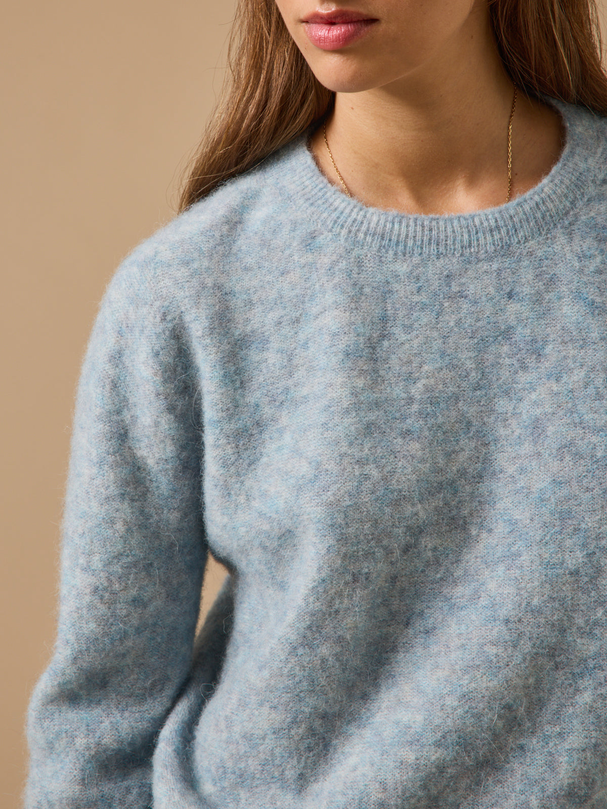 Pull femme alpaga et laine - Cyrillus X les 3 Tricoteurs