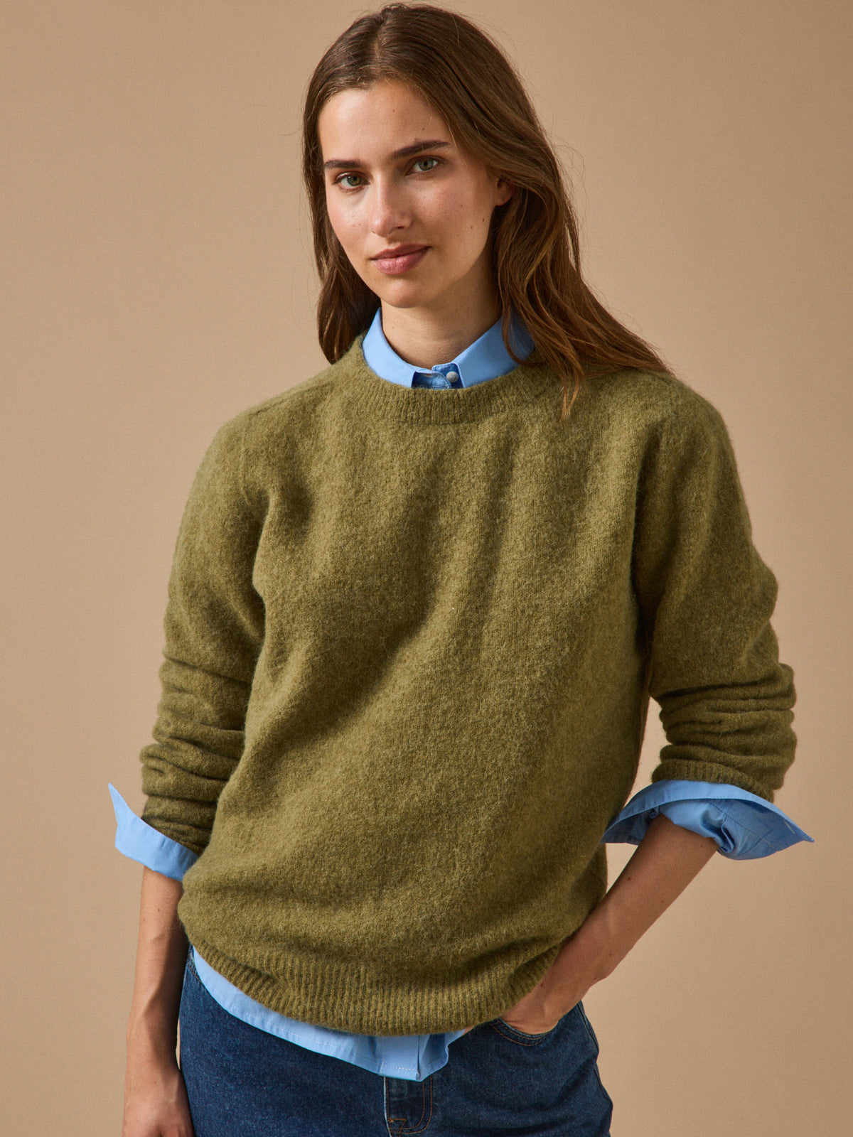 Pull femme alpaga et laine - Cyrillus X les 3 Tricoteurs