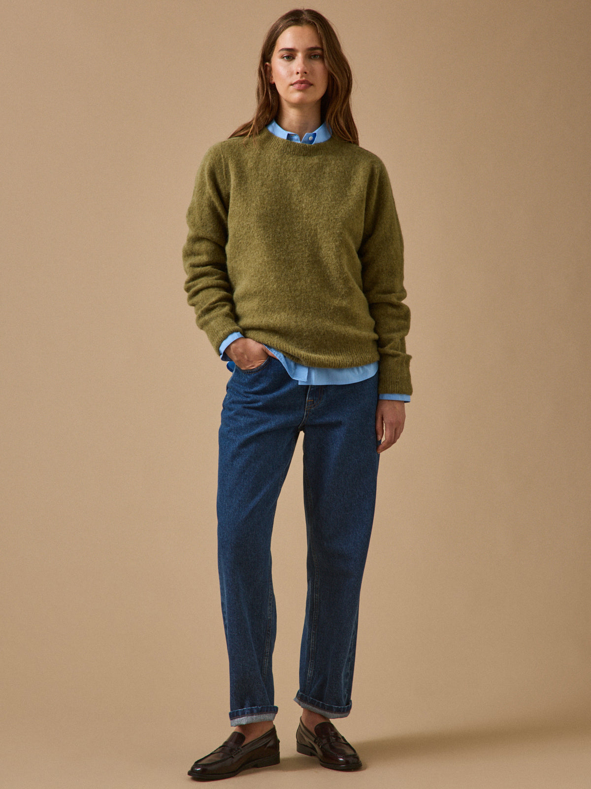 Pull femme alpaga et laine - Cyrillus X les 3 Tricoteurs
