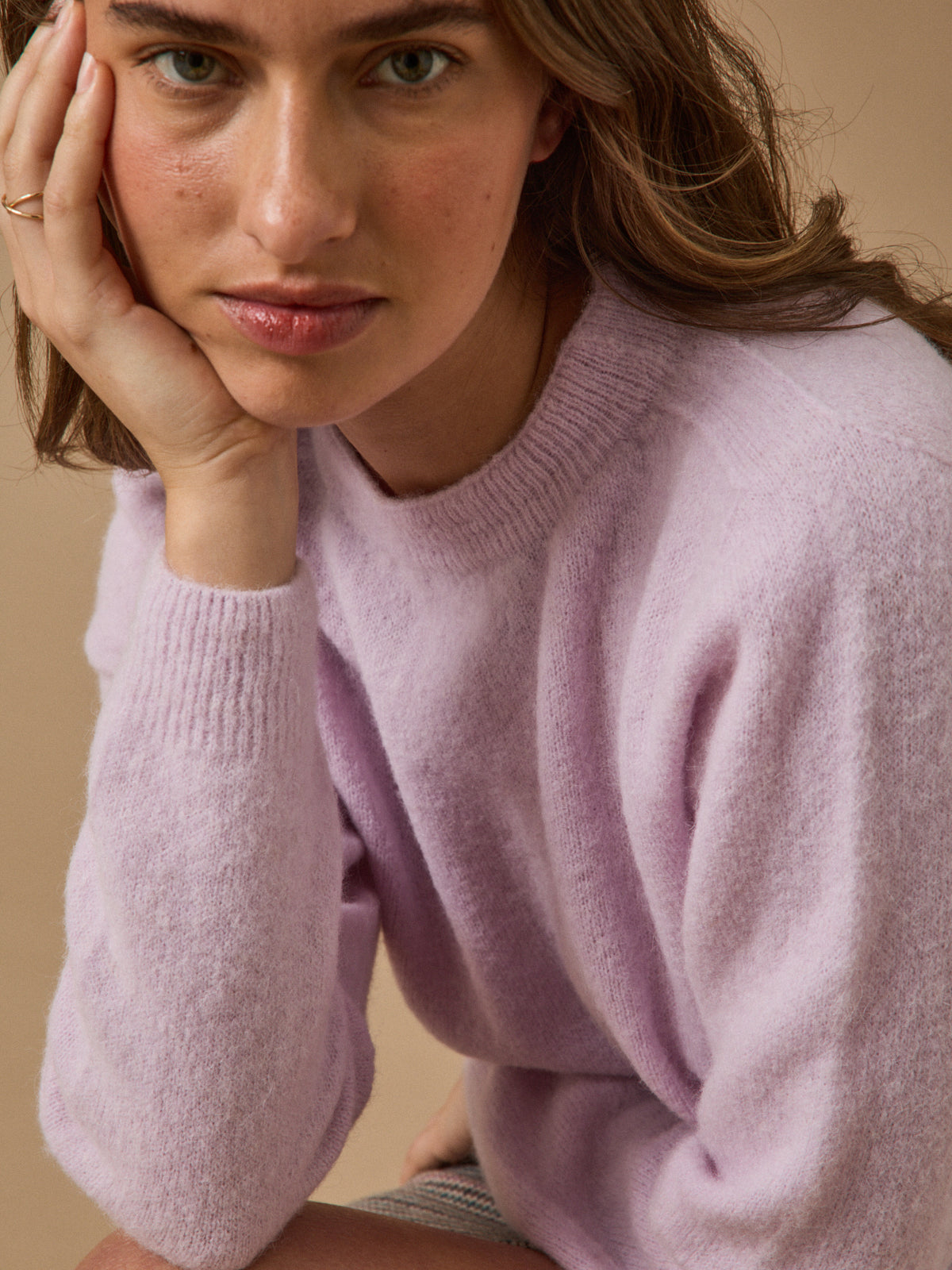 Pull femme alpaga et laine - Cyrillus X les 3 Tricoteurs