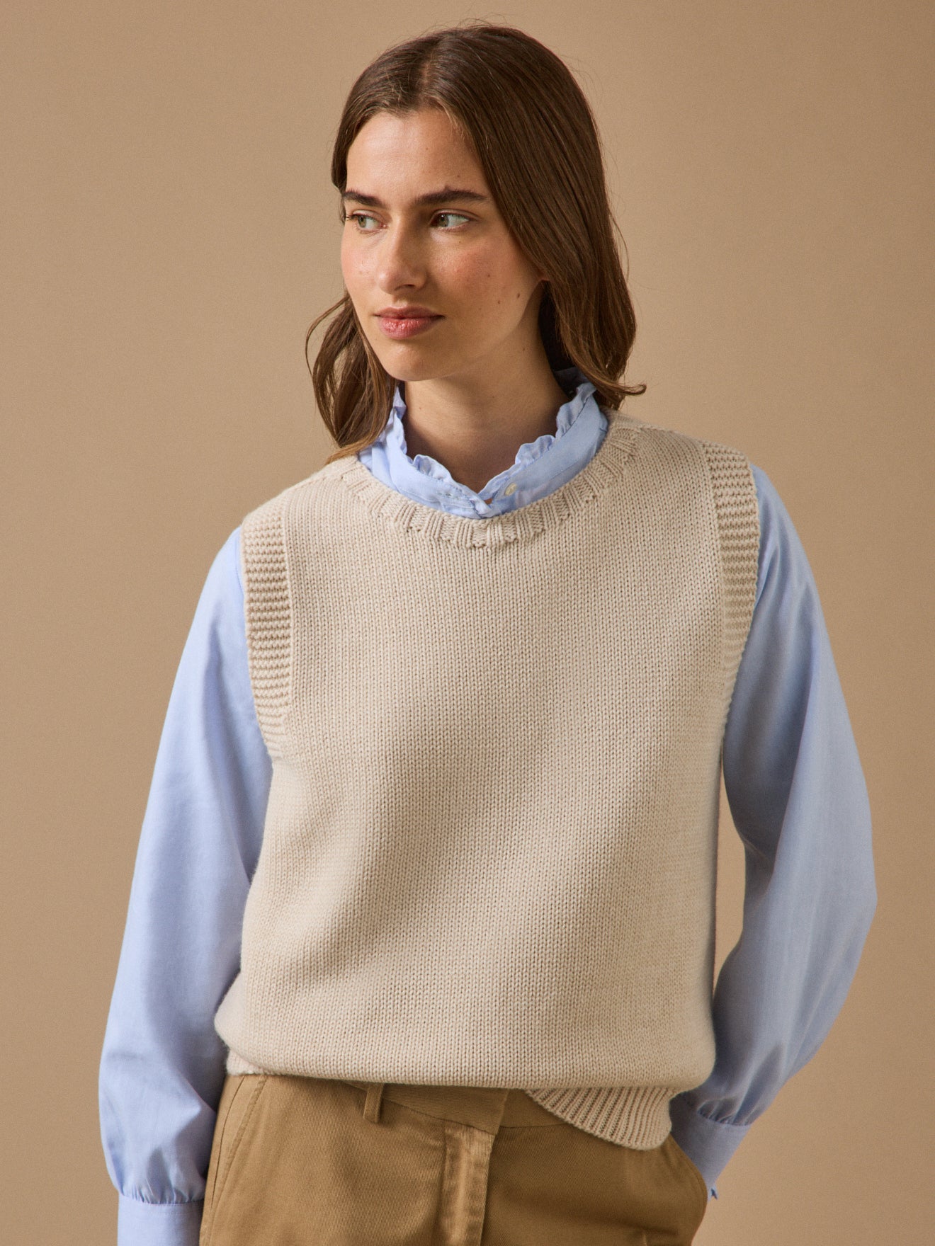 Pull laine mérinos Femme - Cyrillus X les 3 Tricoteurs