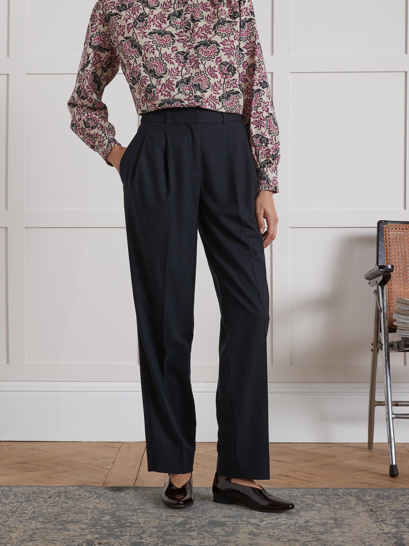 Pantalon carotte femme Eulalie