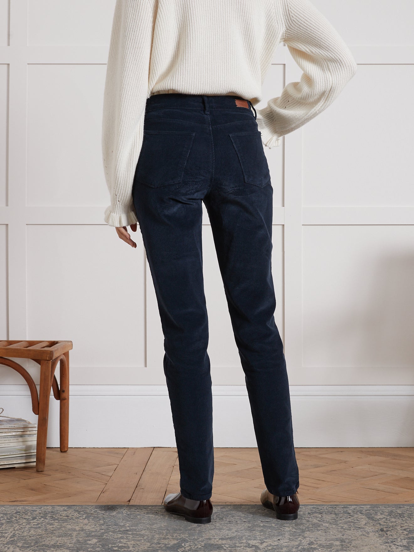 Pantalon slim velours femme Chloé