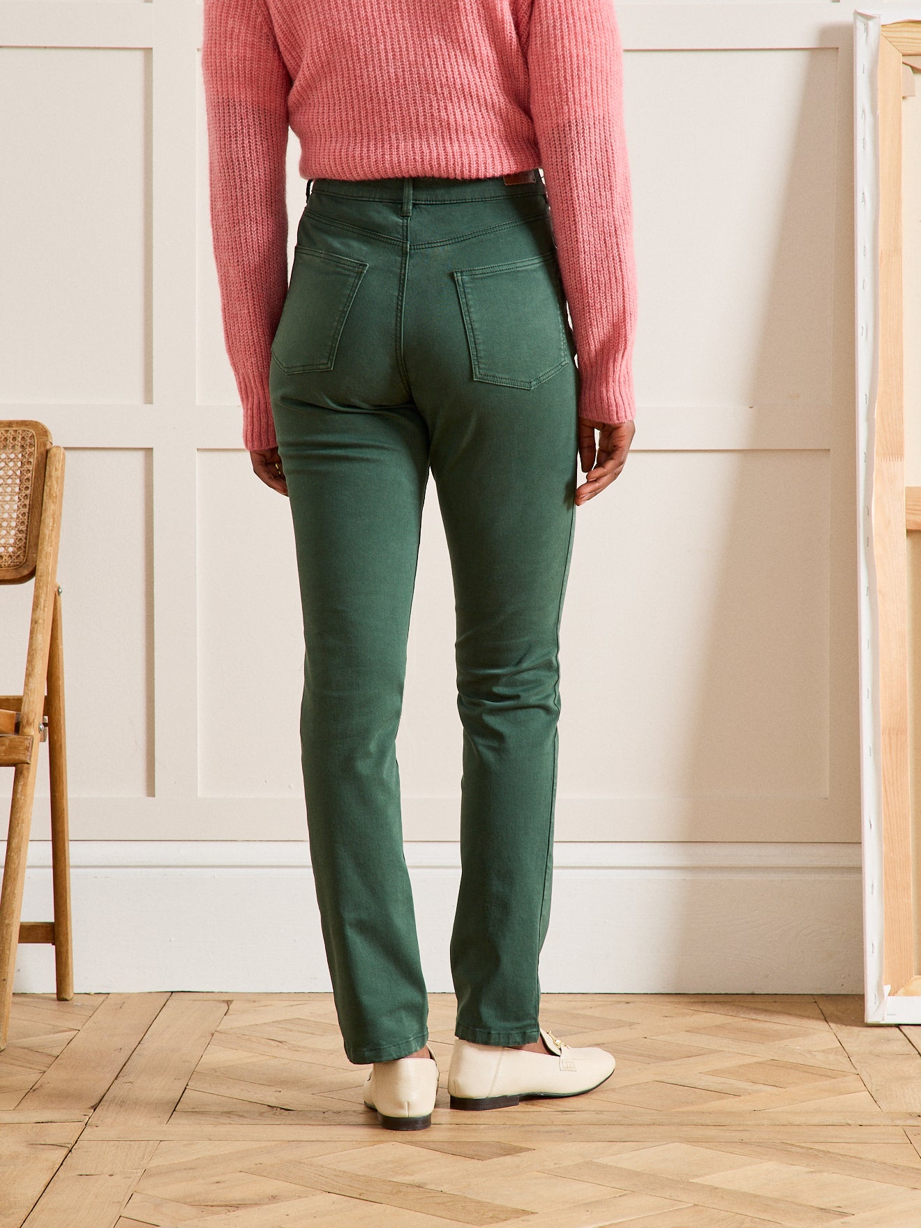 Pantalon slim couleur femme Chloé