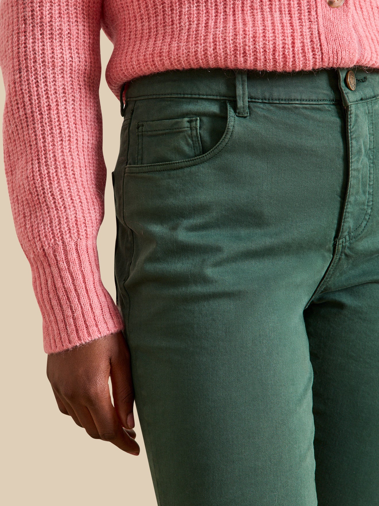 Pantalon slim couleur femme Chloé