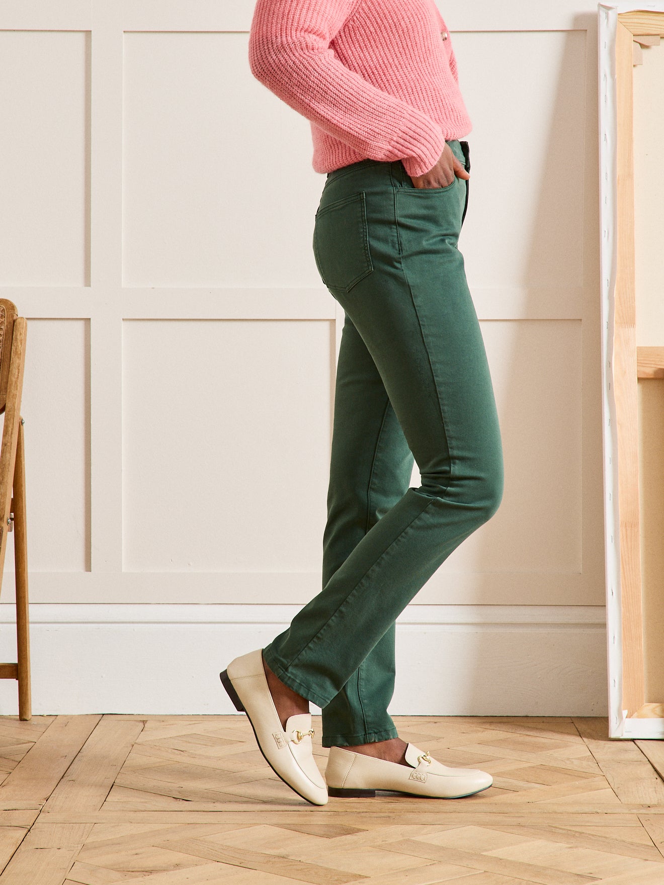 Pantalon slim couleur femme Chloé