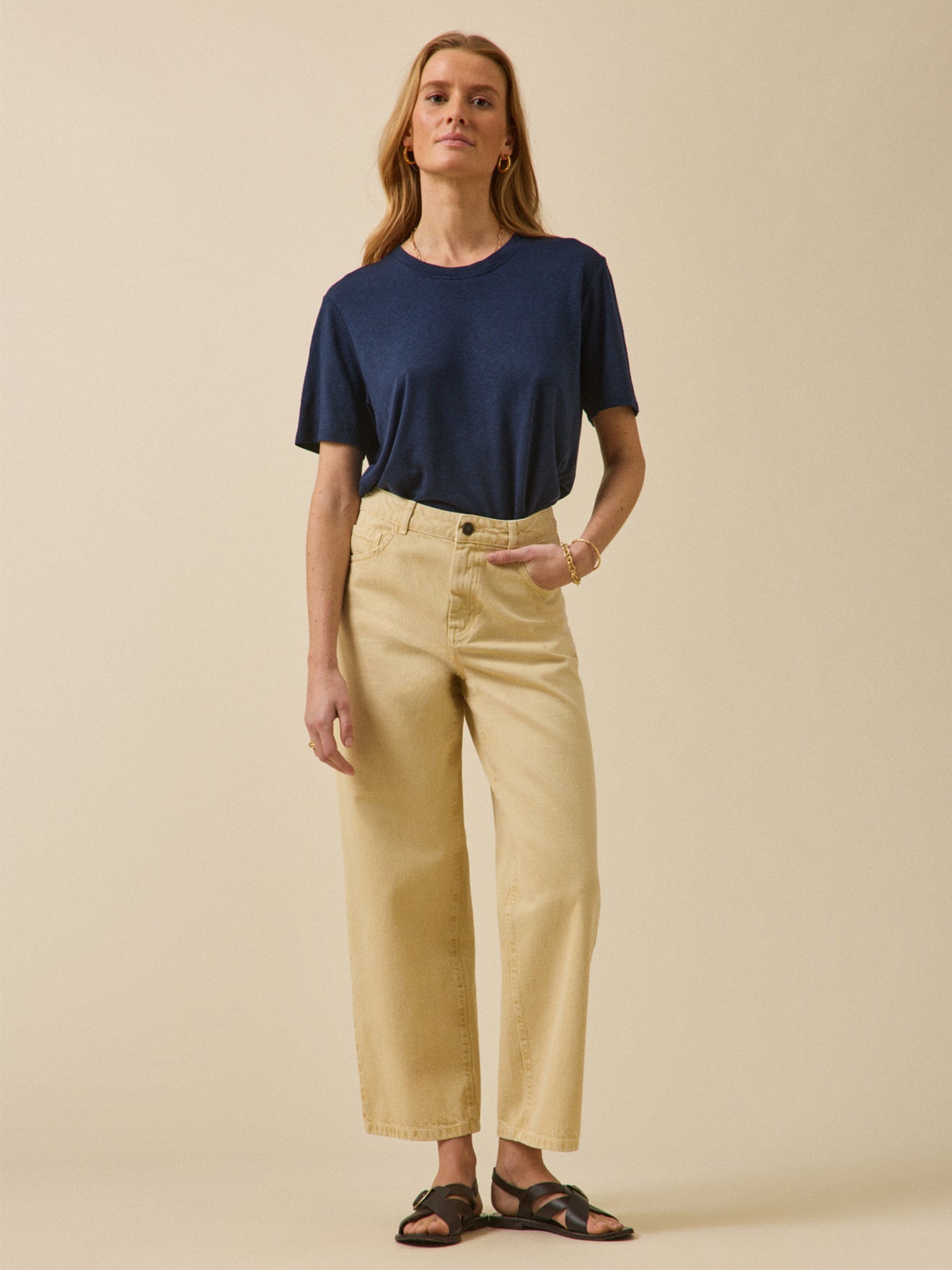 Jean large femme Émilie coton biologique