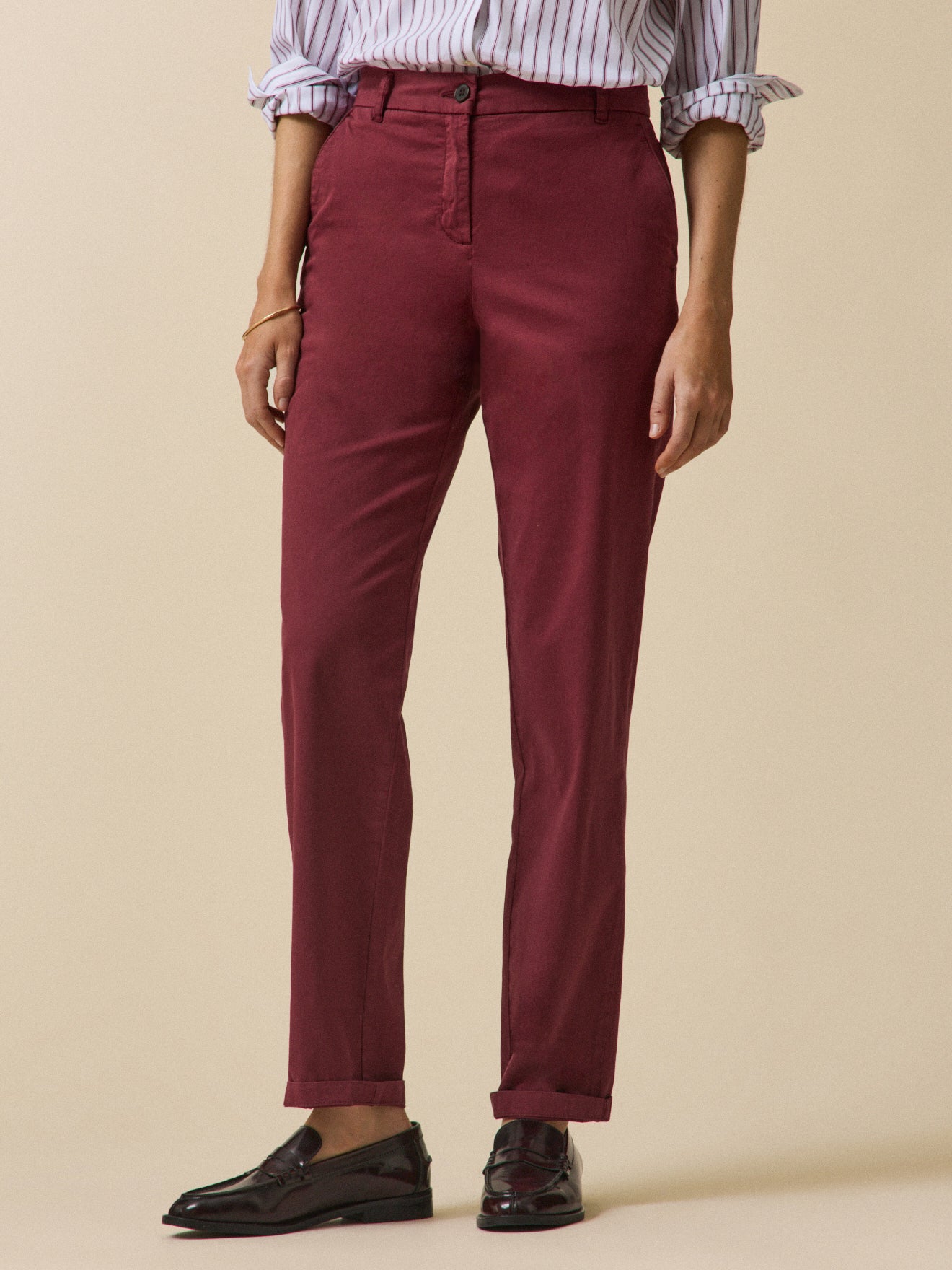 Pantalon chino femme coton biologique Noemie