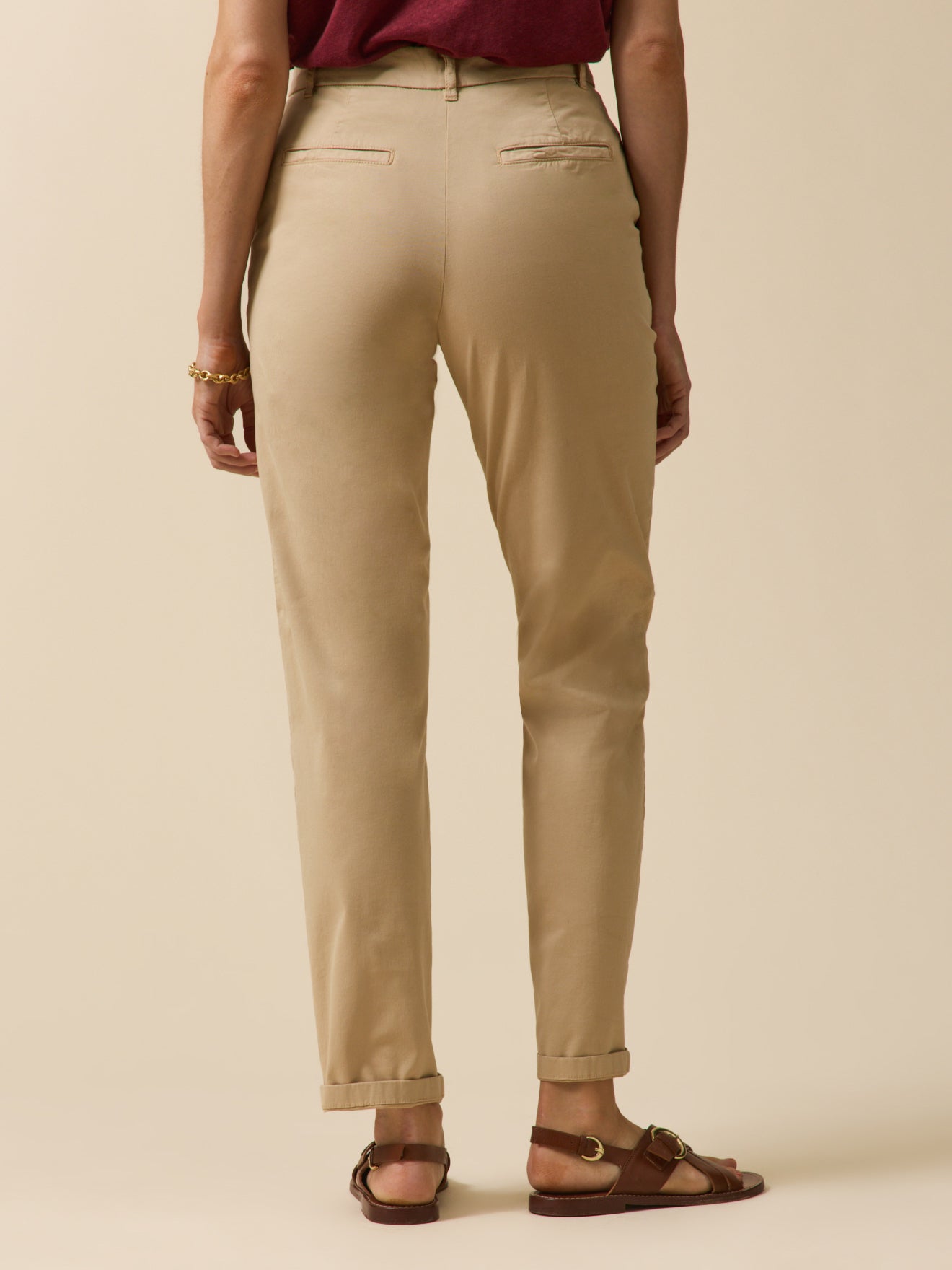 Pantalon chino femme coton biologique Noemie