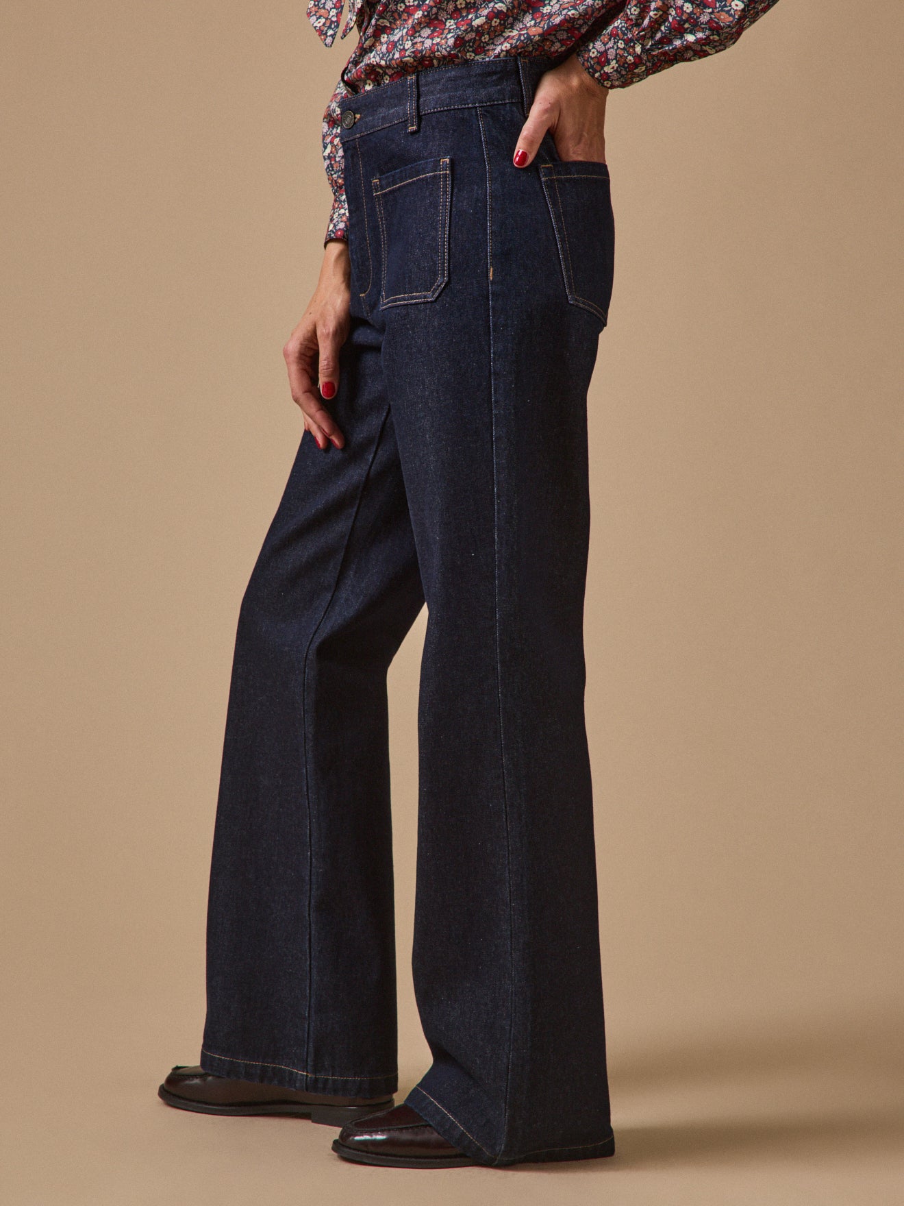 Jean flare femme Suzanne coton biologique