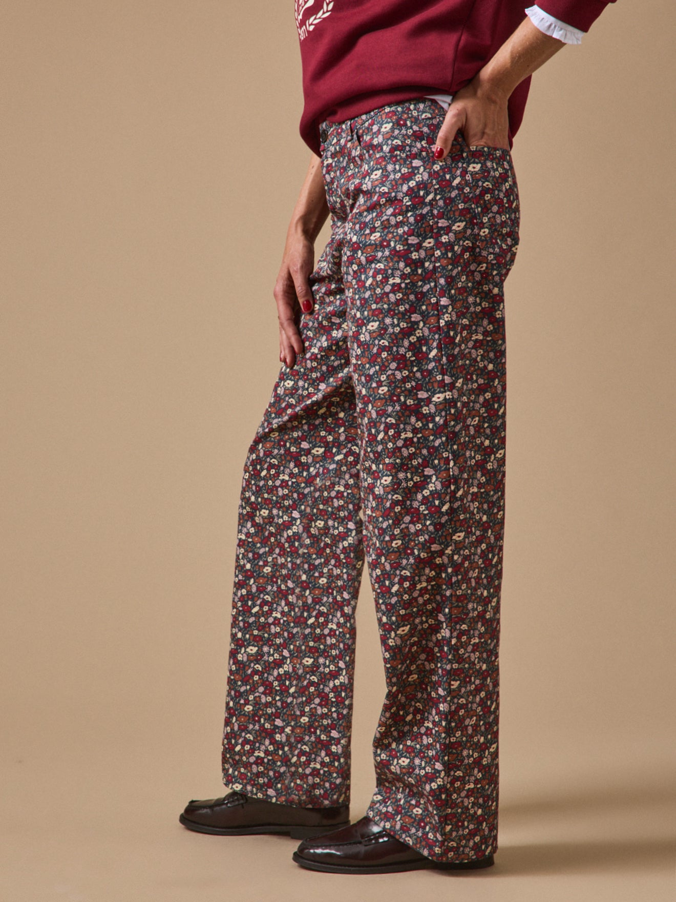 Pantalon wide femme Petal&Daisy - Made with Liberty Fabrics
