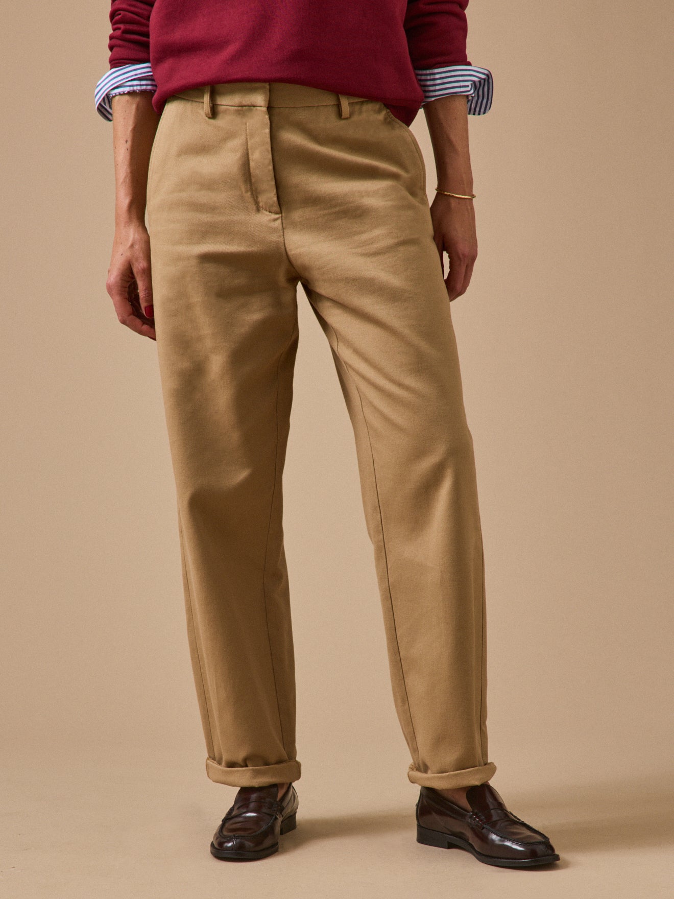 Pantalon chino femme Marina