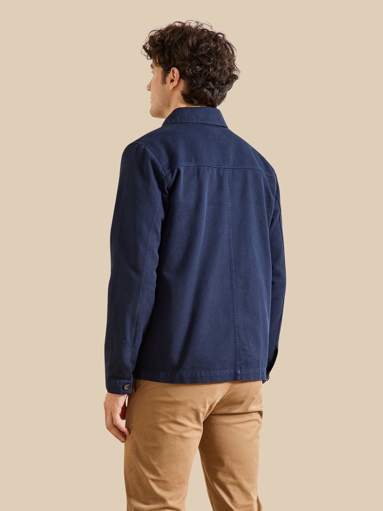 Veste worker homme twill coton recyclé