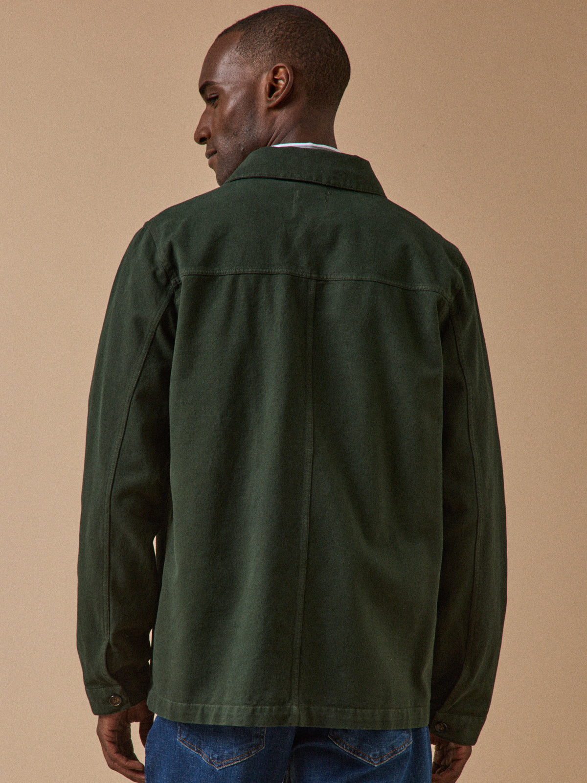 Veste worker homme twill coton recyclé