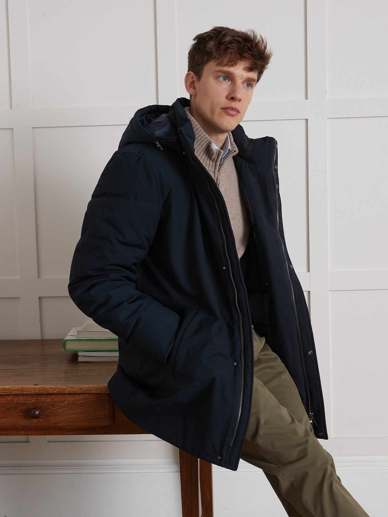 Manteau Long Manteaux Matelassé Homme Manteau Long Hiver Homme