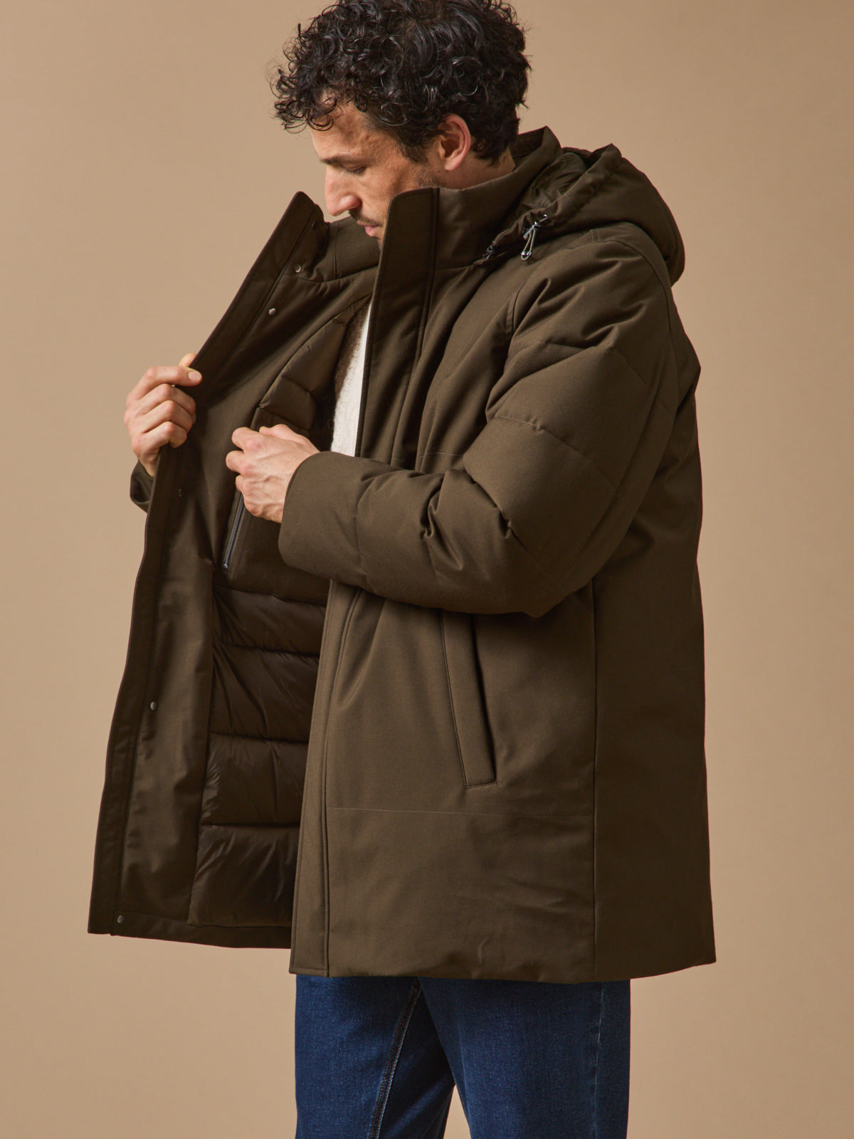 Parka intérieur matelassé homme
