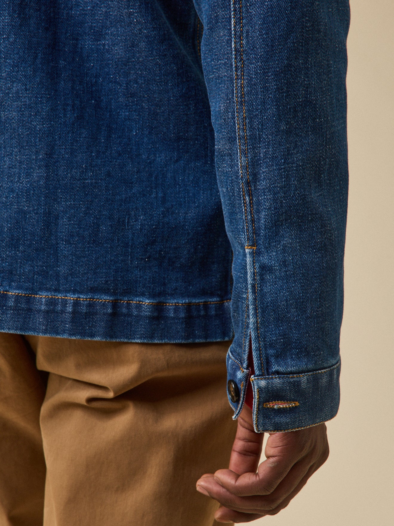 Veste worker homme denim coton recyclé