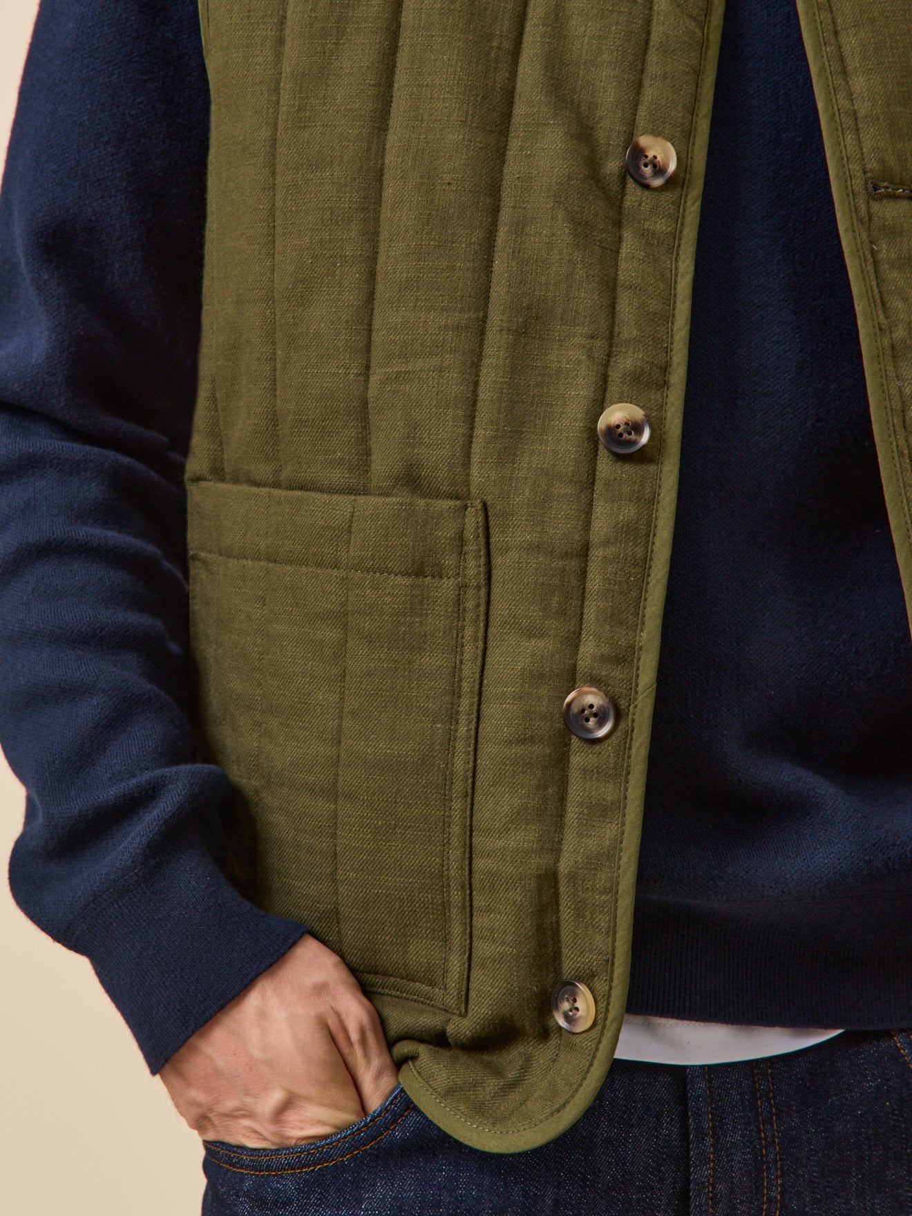 Veste sans manches homme