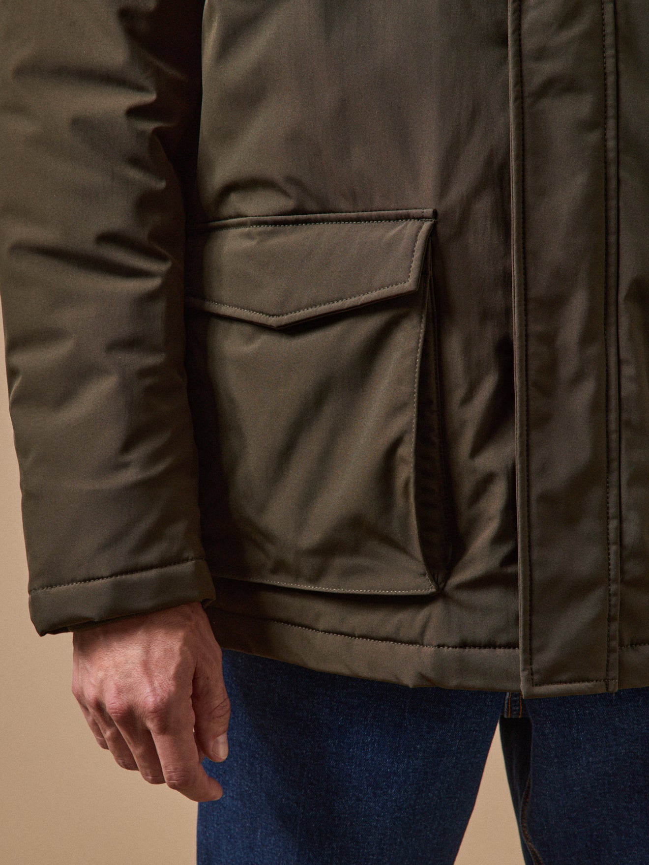 Parka courte homme