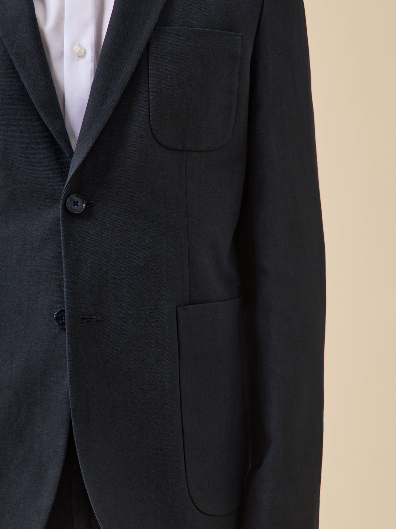 Veste de costume homme coton et lin