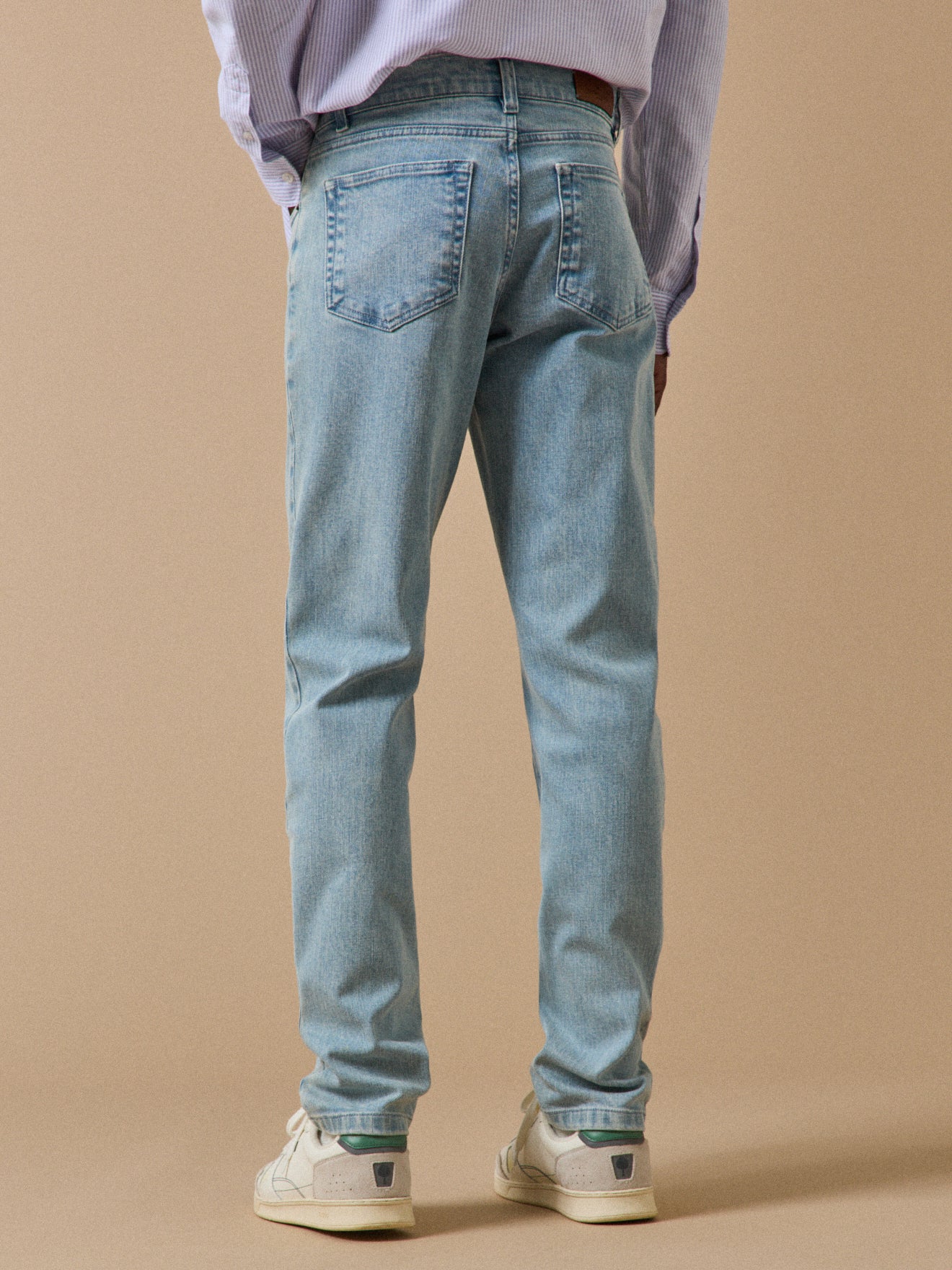 Jean regular homme - coton bio, délavage écoresponsable