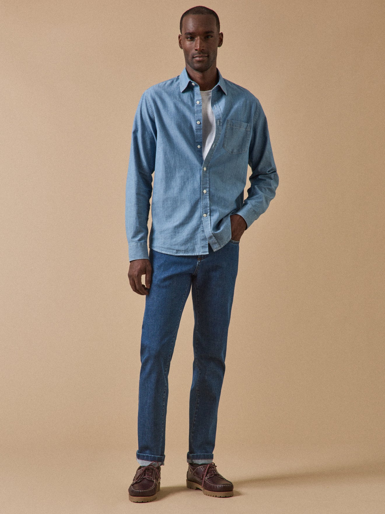 Jean regular homme coton biologique