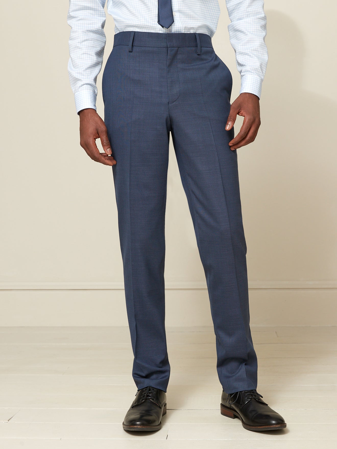 Pantalon de costume homme tissu texturé