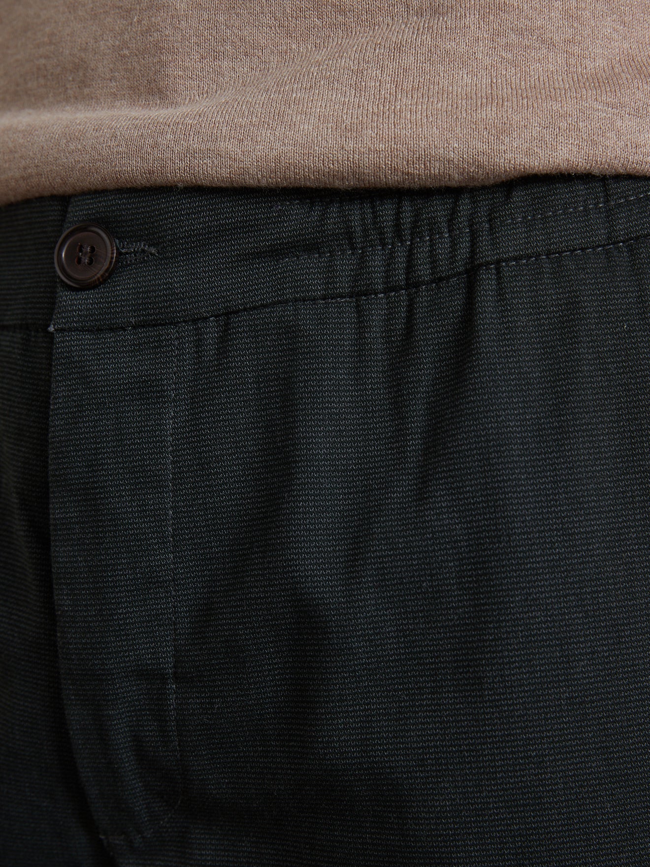 Pantalon gabardine taille élastiquée homme