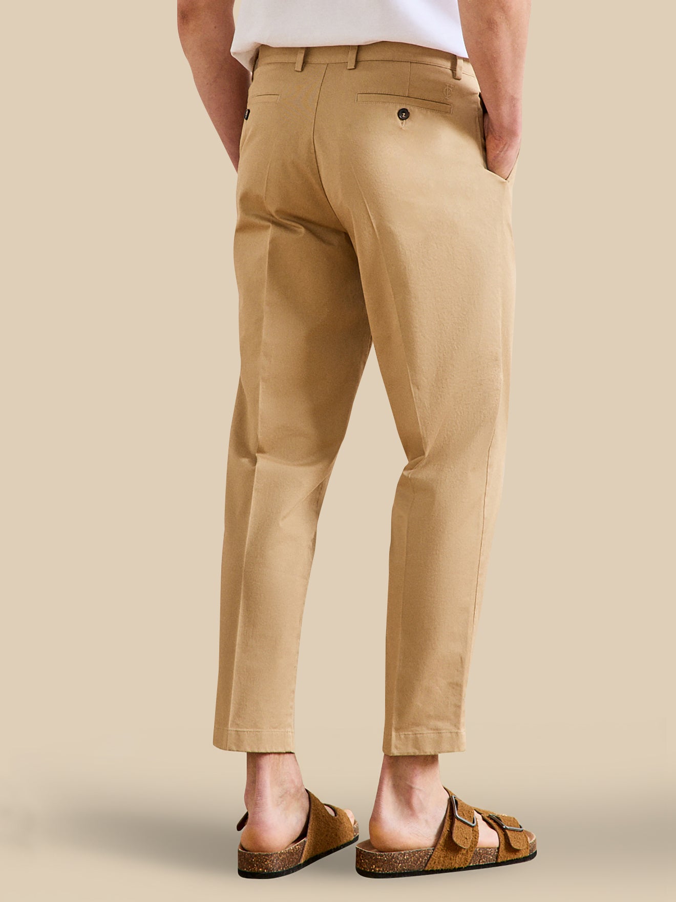 Pantalon chino 7/8ème homme